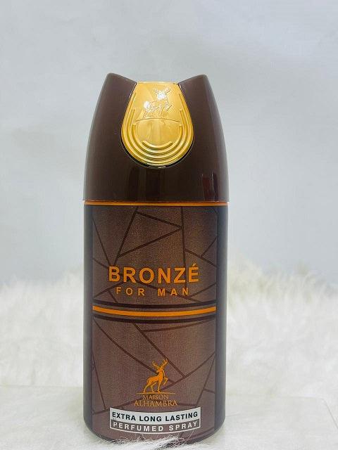 Bronze by Maison Alhambra Body Spray for Men 250ml - Khayest