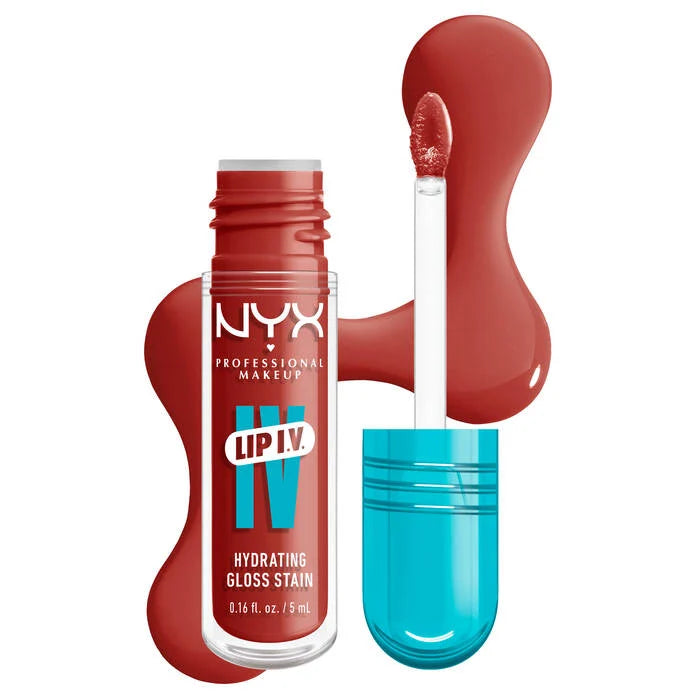 NYX Lip I.V. Hydrating Lip Gloss Stain - Khayest