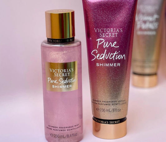 Victoria's Secret Pure Seduction Shimmer Fragrance Lotion For Women 236Ml - Khayest