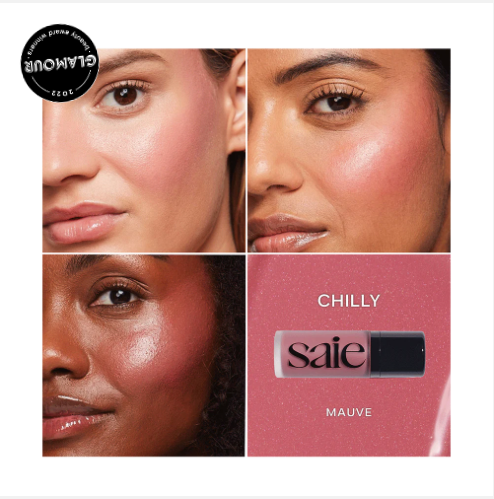 SAIE Blendable Liquid Cheek Dew Blush - Khayest
