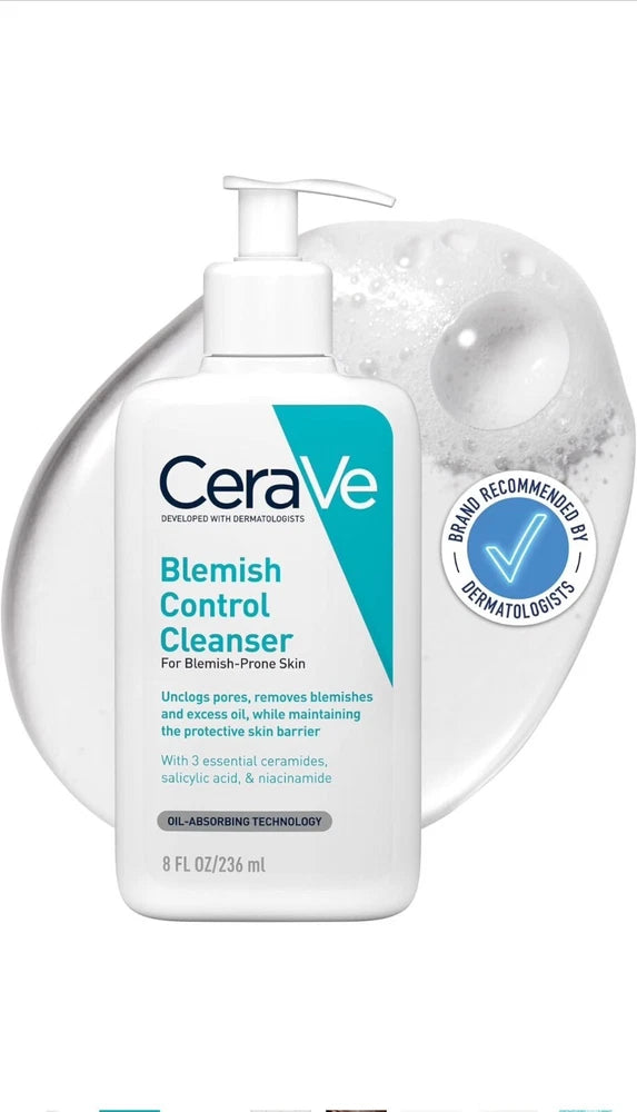 CeraVe Blemish Control Face Cleanser - 236ml BRAND NEW - Khayest