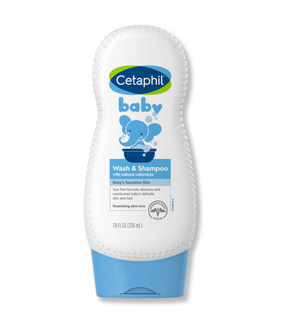 Cetaphil Baby Wash and Shampoo 230ml - Khayest