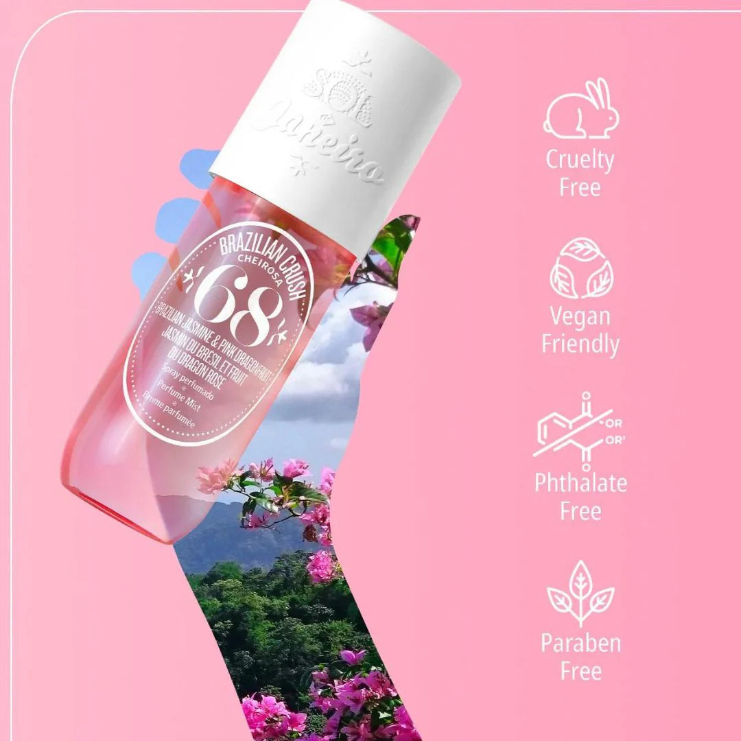 Sol de Janeiro CHEIROSA 68 Brazilian jasmine & Pink Dargonfruit Fragrance Body Mist 240ml - Khayest