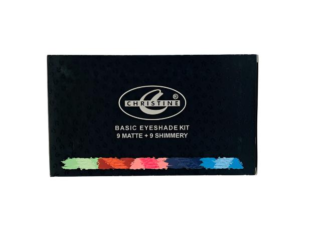 CHRISTINE Basic Eyeshade Kit 9 Matte + 9 Shimmery - Khayest