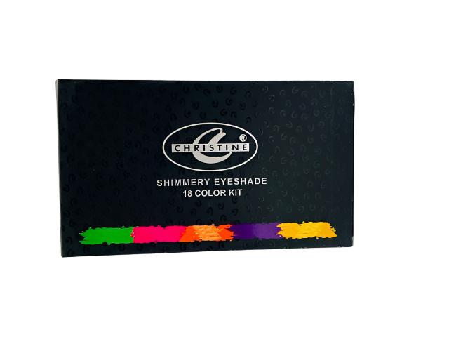 CHRISTINE Shimmery Eyeshade 18 Colour Kit - Khayest