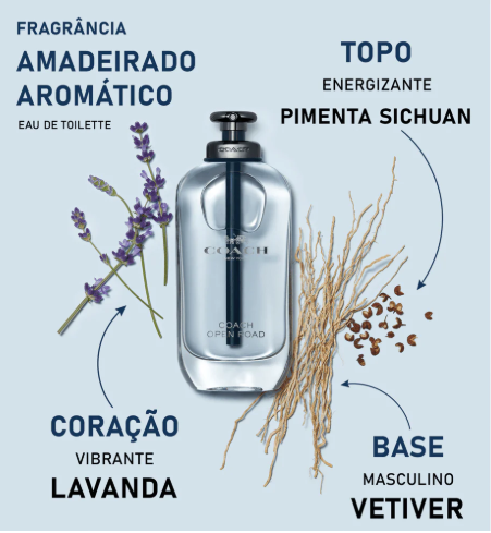 Coach Open Road EDT Perfume for Men 100ml - Khayest