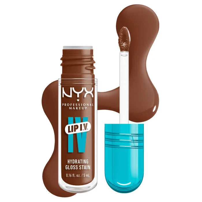 NYX Lip I.V. Hydrating Lip Gloss Stain - Khayest