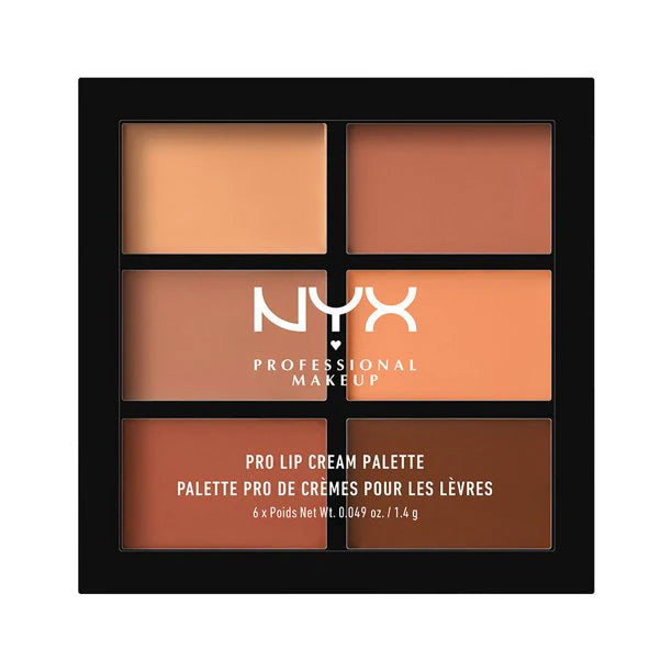 NYX Pro Lip Cream Palette The Nude - Khayest