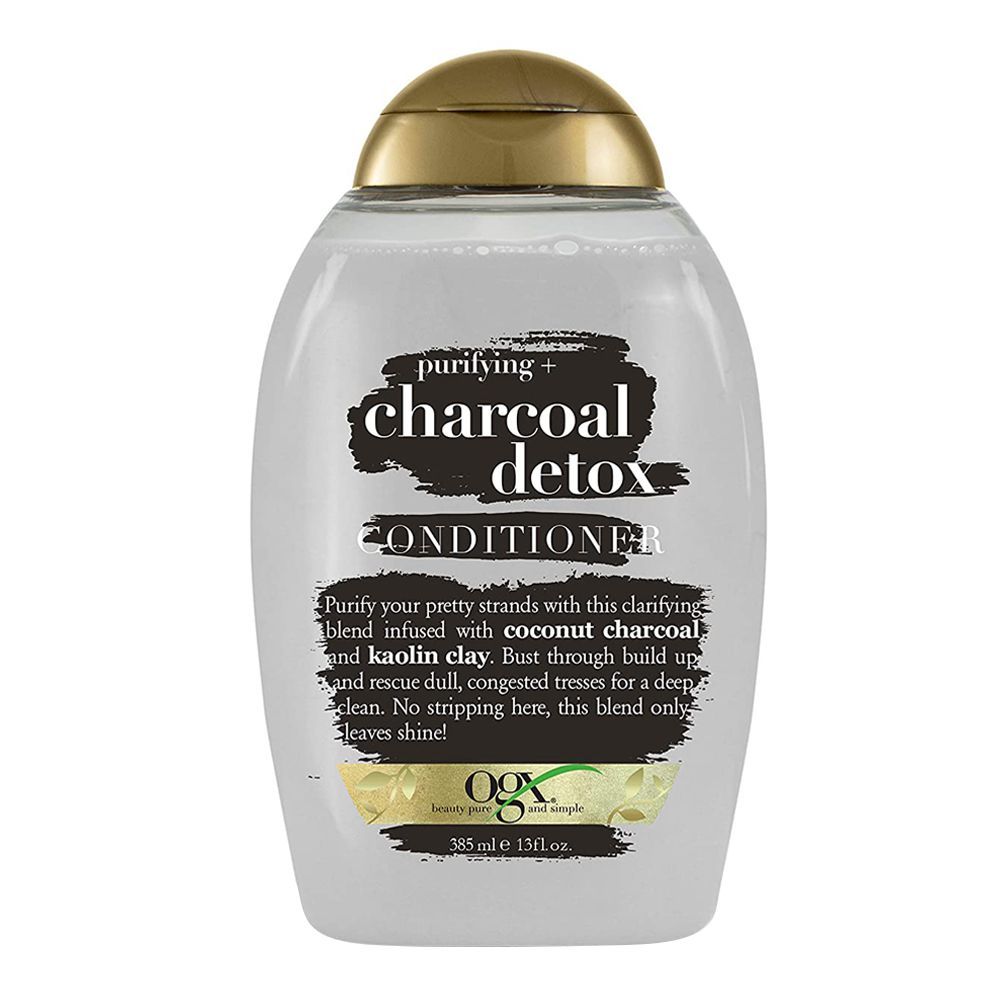 OGX Purifying + Charcoal Detox Hair Conditioner 385ml - Khayest