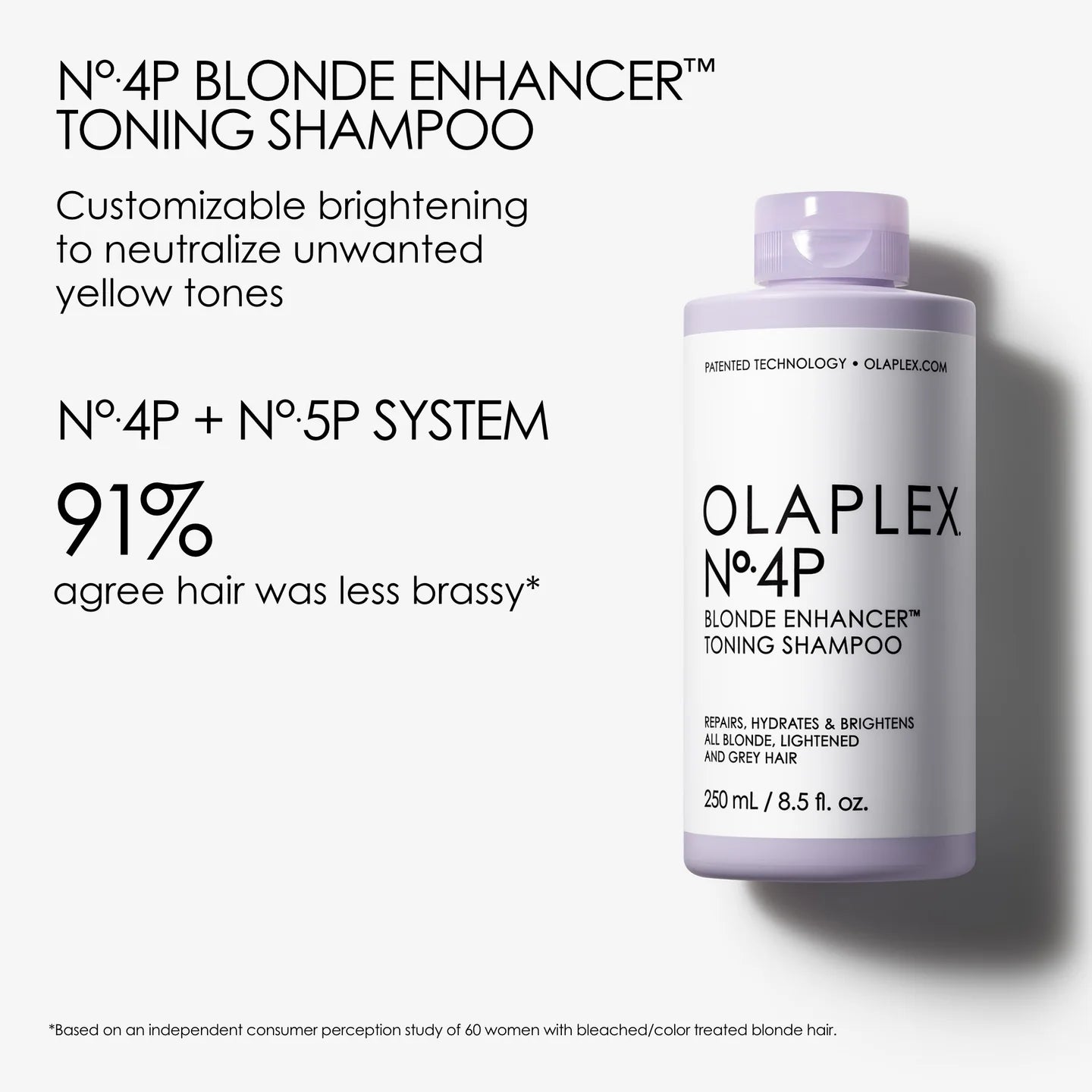 Olaplex No.4P Blonde Enhancer Tonning Shampoo 250ml - Khayest