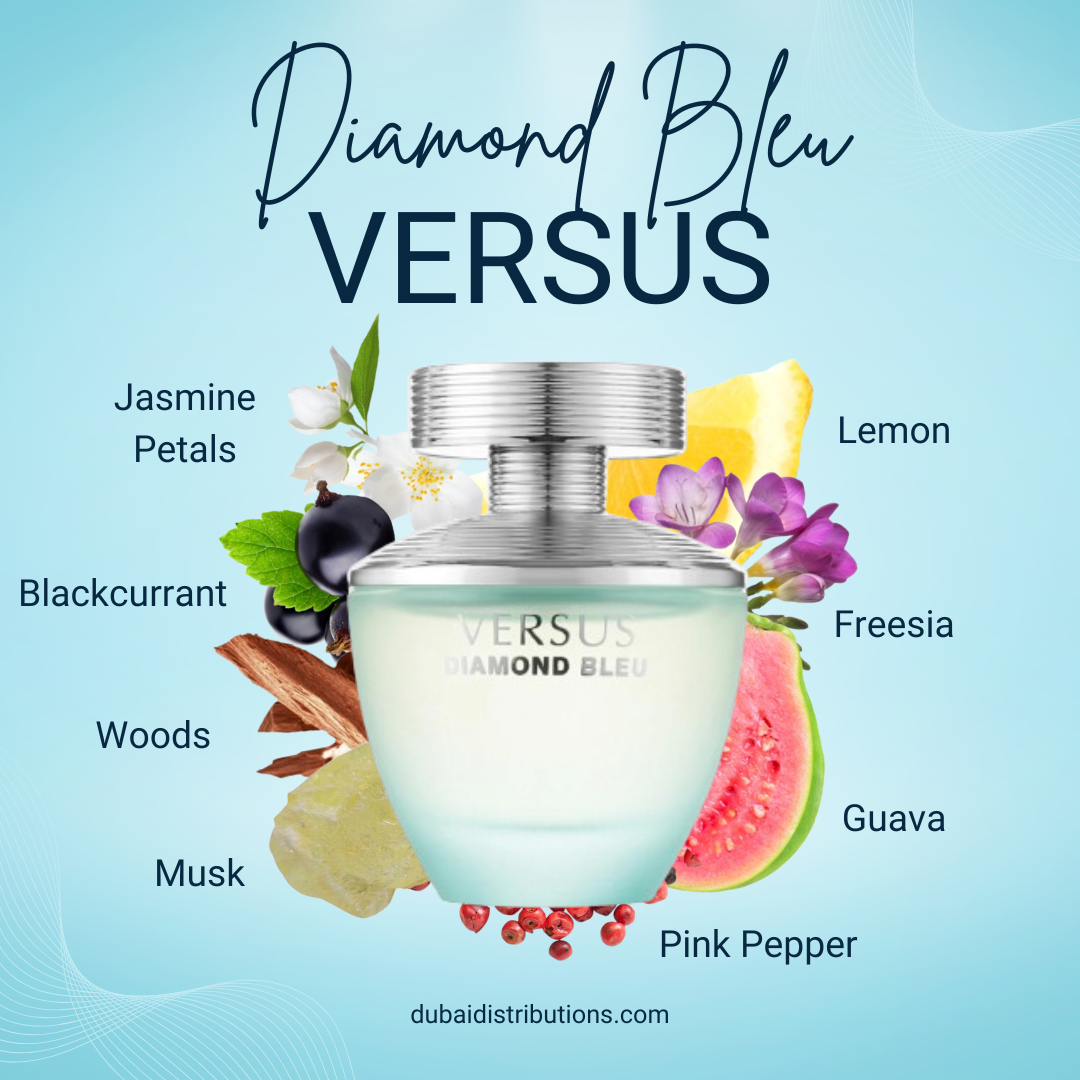 Versus Diamond Bleu EDP Perfume 100ml - Khayest