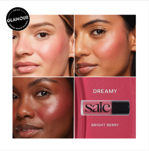 SAIE Blendable Liquid Cheek Dew Blush - Khayest
