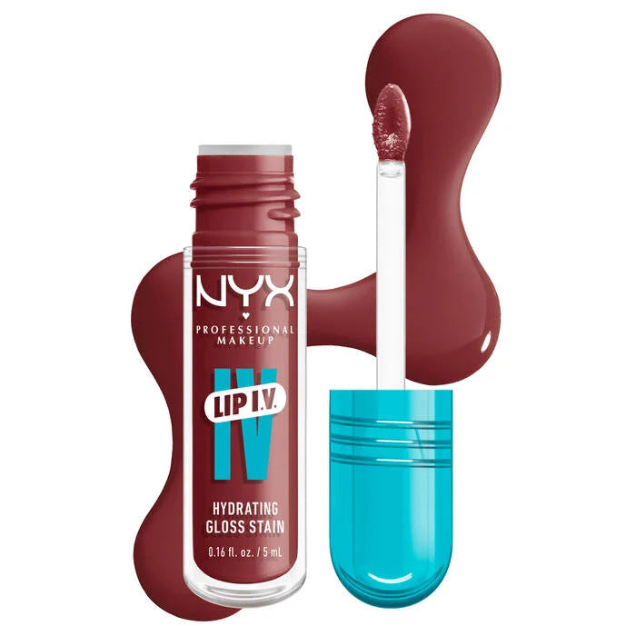 NYX Lip I.V. Hydrating Lip Gloss Stain - Khayest