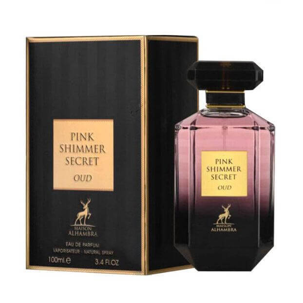 Maison Alhambra Pink Shimmer Secret Oud EDP perfume 100ml