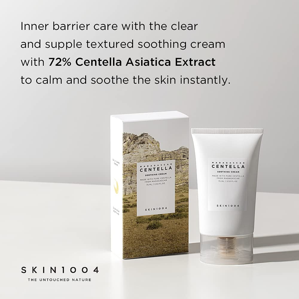 Skin1004 Madagascar Centella Soothing Cream 75ml/2.53oz - Khayest