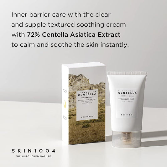 Skin1004 Madagascar Centella Soothing Cream 75ml/2.53oz - Khayest