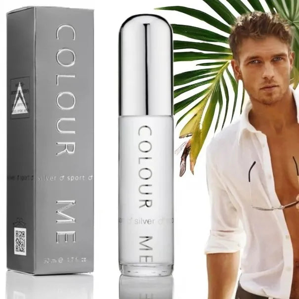 Colour Me Silver Sport EDP Perfume For Men 50 ml - Khayest