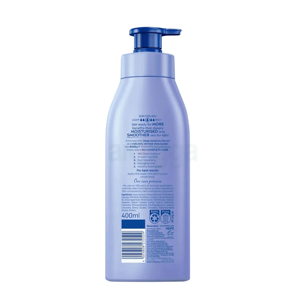 NIVEA Body Lotion Irresistibly Smooth 400ml - Khayest