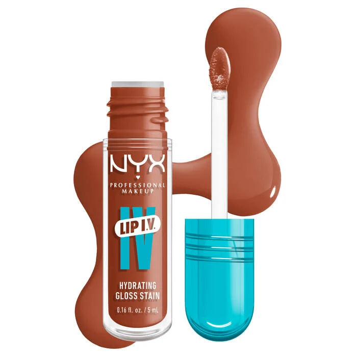 NYX Lip I.V. Hydrating Lip Gloss Stain - Khayest