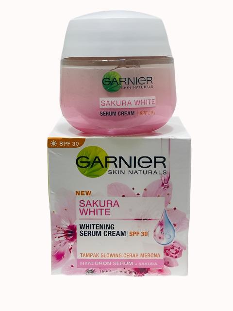 Buy Garnier Sakura White Whitening Face Serum Cream SPF30 Shop