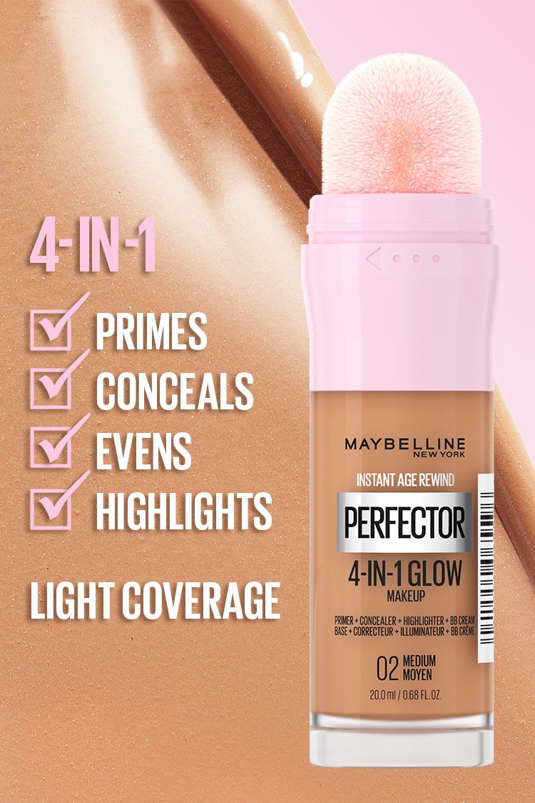 Maybelline Instant Age Rewind Perfector 4-in-1 Glow Makeup - Khayest
