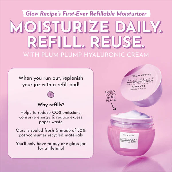 Glow Recipe Plum Plump Hyaluronic Face Cream 50ml - Khayest
