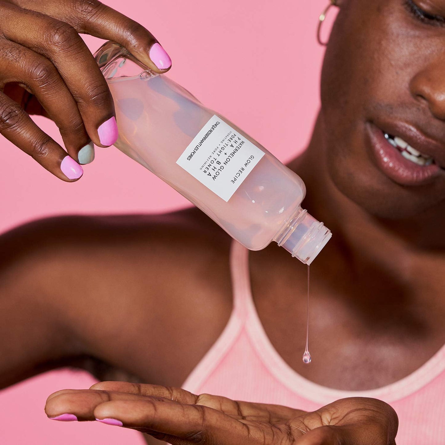 Glow Recipe Watermelon Glow PHA + BHA Pore-Tight Face Toner - PHA Hydrating Toner & BHA Exfoliant with Cactus Water, Cucumber, Tea Tree & Hyaluronic Acid for a Smooth Watermelon Glow (150ml) - Khayest