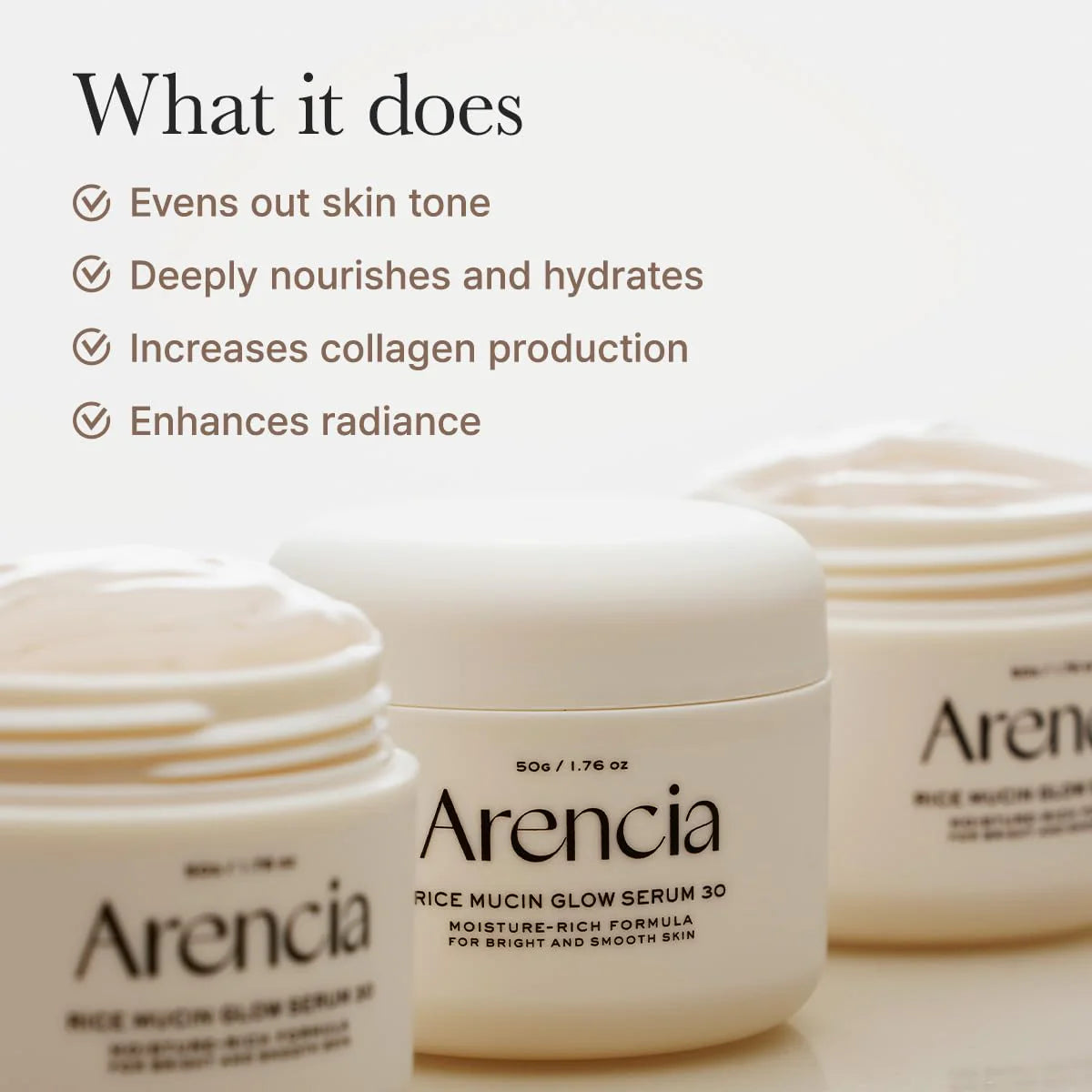Arencia Radiance Formula Face Serum 30 50g - Khayest