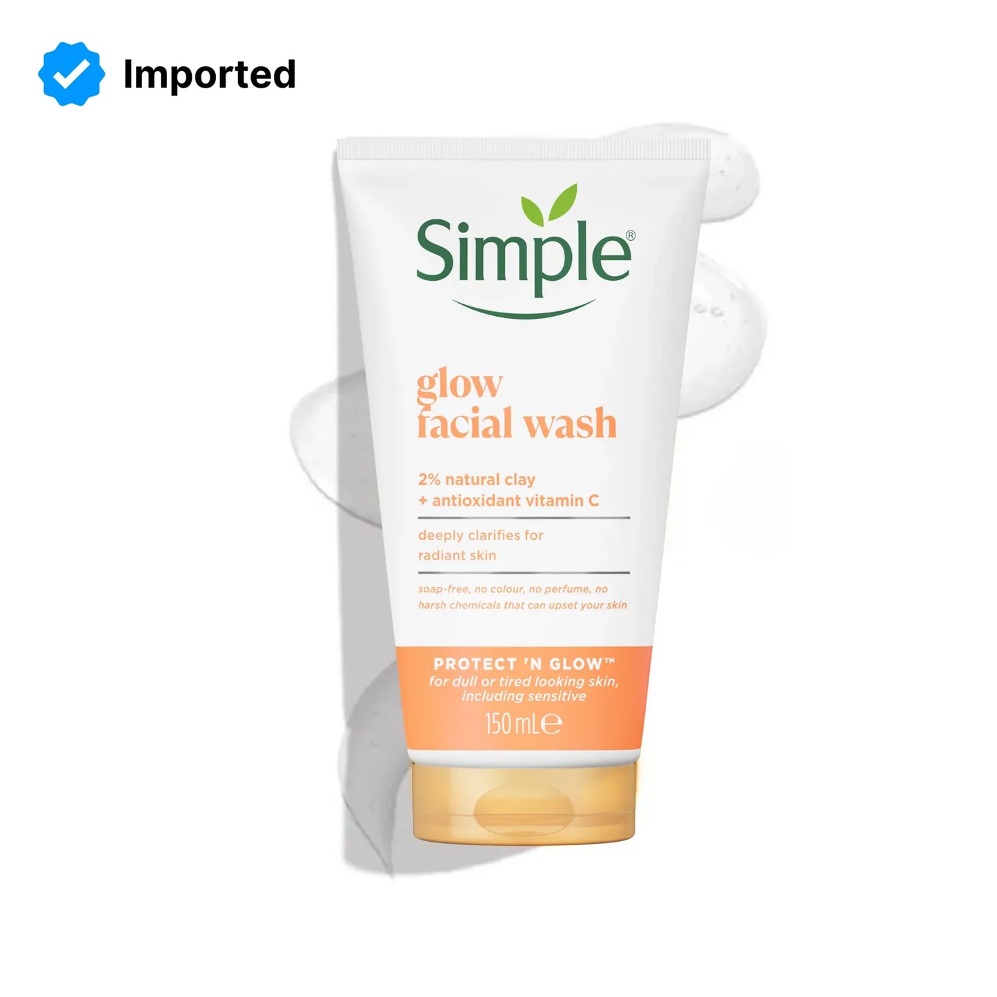 Simple Protect 'N' Glow Vitamin C Facial Wash 150ml