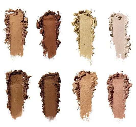 Morphe 8L Lo-Fi Sculpt and Shimmer Face Highlight and Contour Palette - Khayest