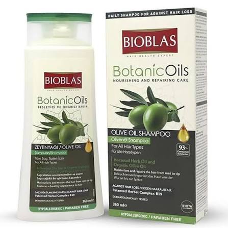 BioBlas Botanic Oils Olive Oil Shampoo 360ml - Khayest