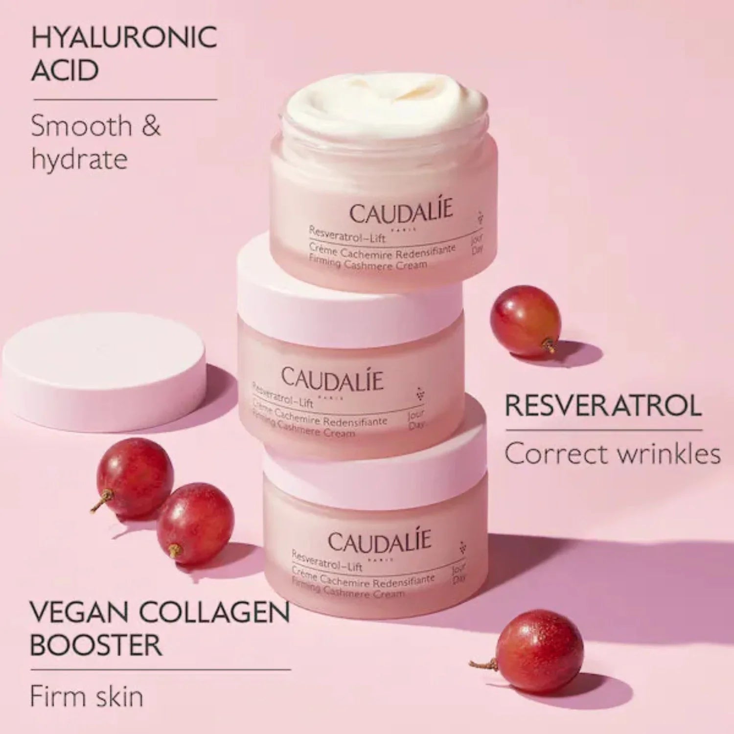 Caudalie Resveratrol-Lift Firming Cashmere Cream 50ml - Khayest