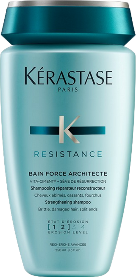 Kerastase Resistance Bain Force Architecte Hair Shampoo 250Ml - Khayest