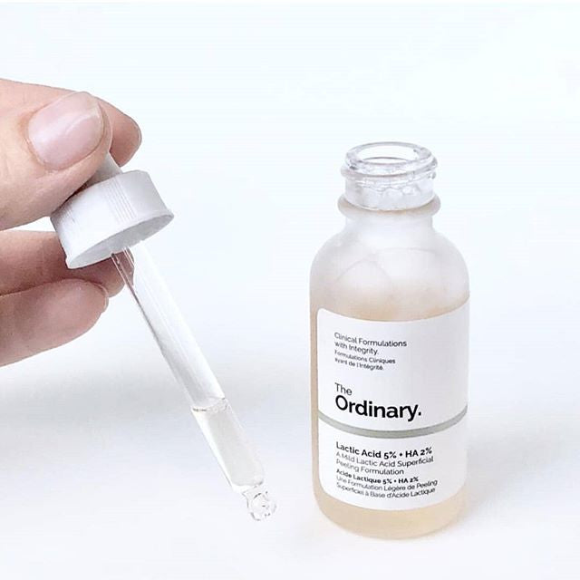 the ordinary lactic acid 5% + HA2% serum- khayest