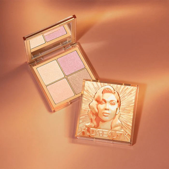 Huda Beauty Light Glow Obsessions Highlighter Face Palette - Khayest