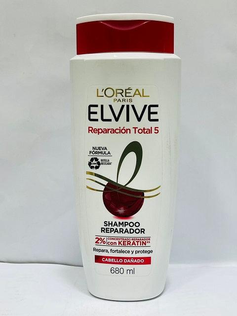Loreal Paris Elvive Reparador Shampoo 680ml - Khayest