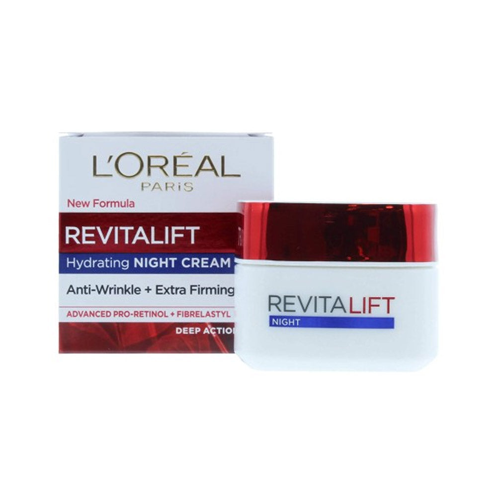 Loreal Paris Revitalift Anti Wrinkle Moisturizing Night Cream 50ml - Khayest