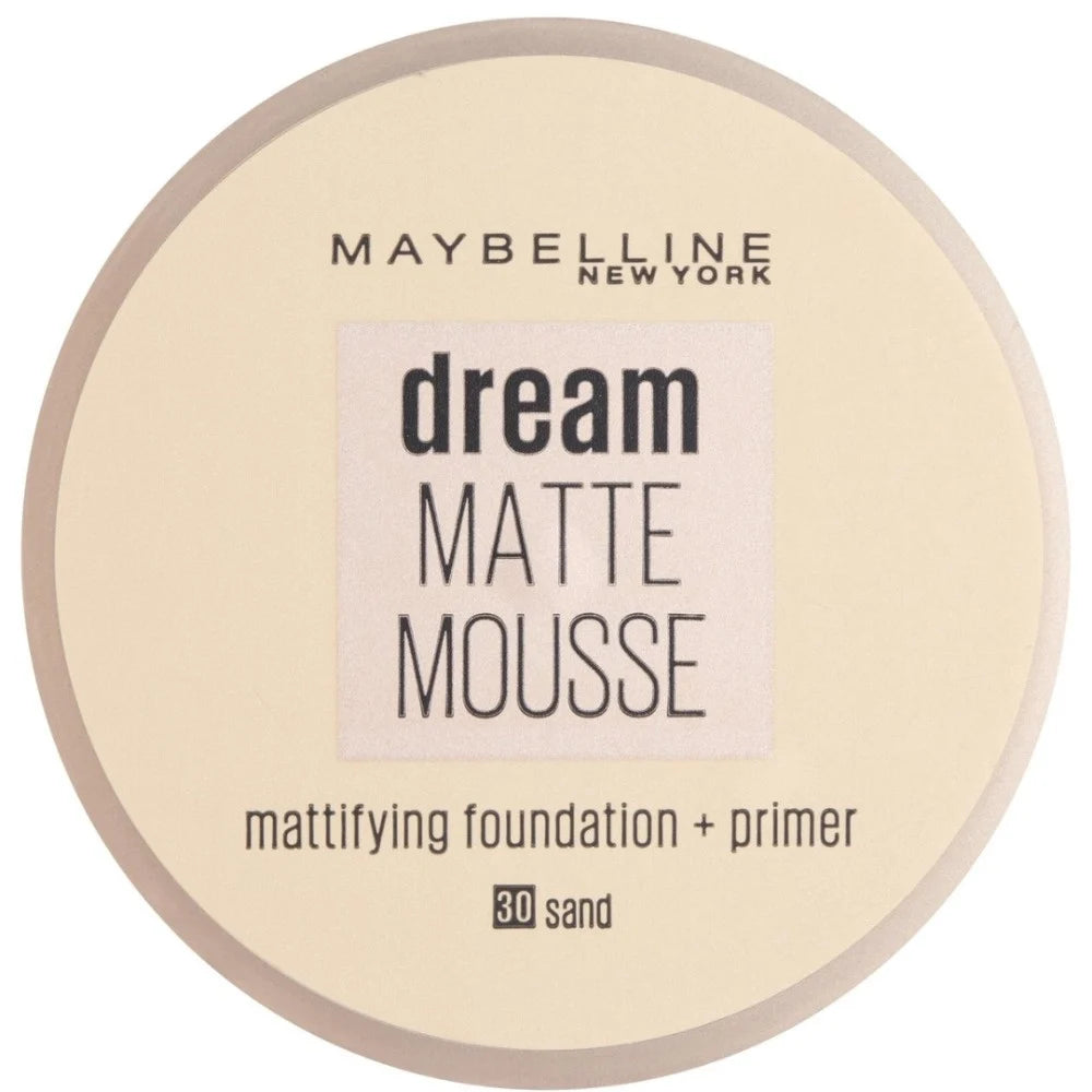 Maybelline Dream Matte Mousse Mattifying Foundation and Primer - Khayest