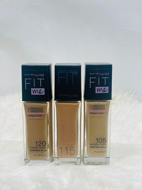 Maybelline Fit Me Dewy+Luminous+Smooth Foundation Review - Real