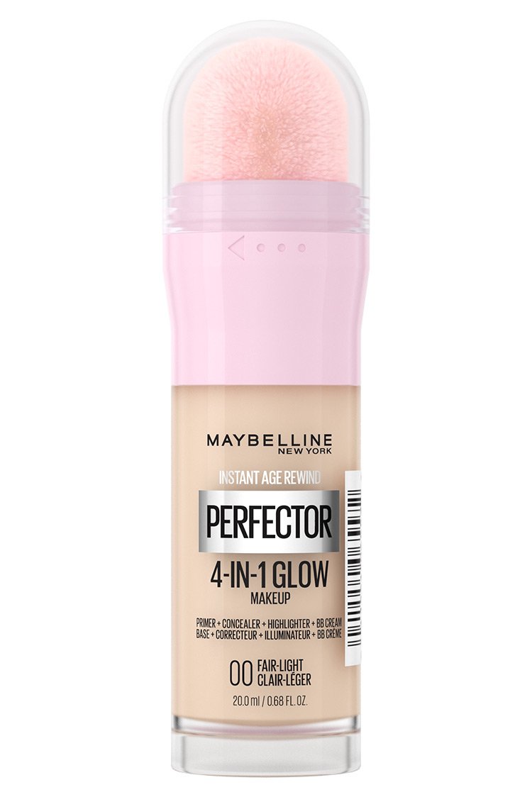 Maybelline Instant Age Rewind Perfector 4-in-1 Glow Makeup in shade 00 Fair-Light.