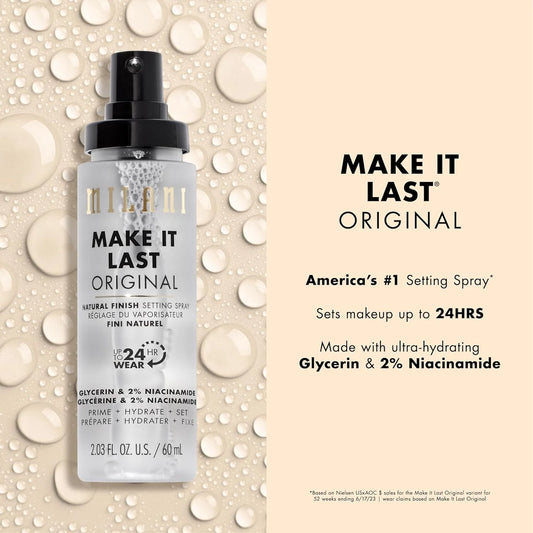 Milani Make It Last Original Setting Spray features 60ml - Khayest