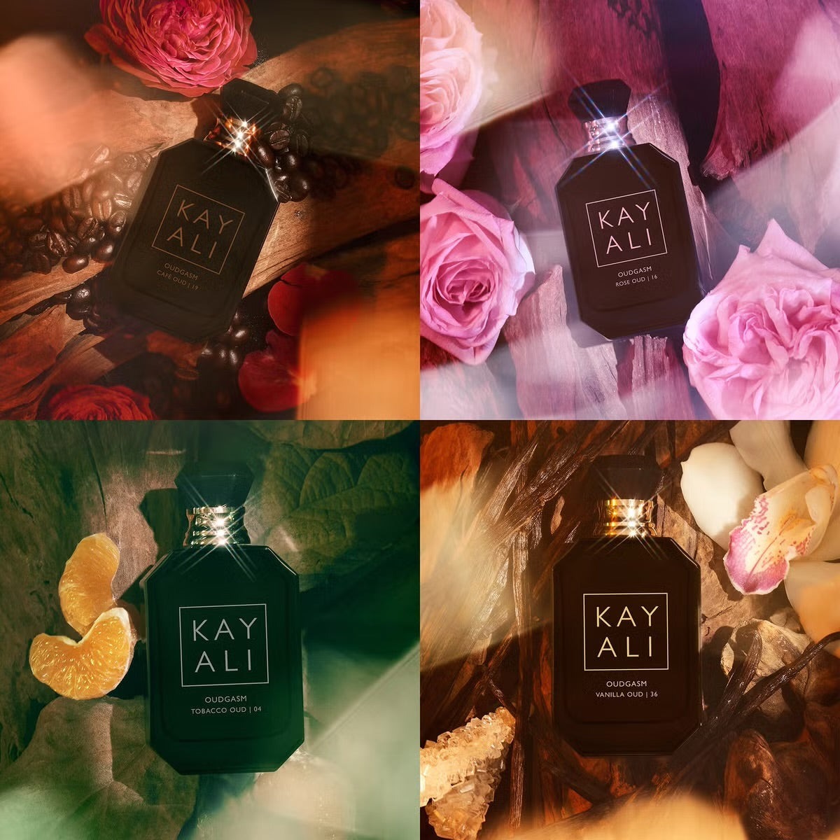 Kayali Oudgasm Miniature Set Intense Set Of 4 Perfume Set - Khayest