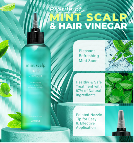 A'pieu Mint Scalp Hair Vinegar 200Ml - Khayest