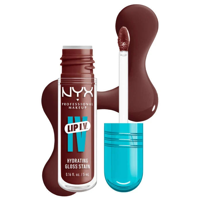 NYX Lip I.V. Hydrating Lip Gloss Stain - Khayest