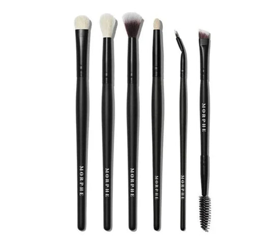 Morphe Eye Stunners 6 Pcs Eye Brush Set + Bag - Khayest