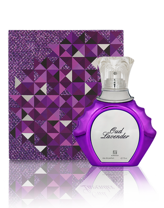 Oud Lavender Ahmed Al Maghribi perfume for women and men 75ml - Khayest