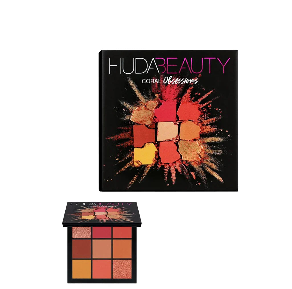 Coral obsessions eyeshadow palette by Hudabeauty - Khayest