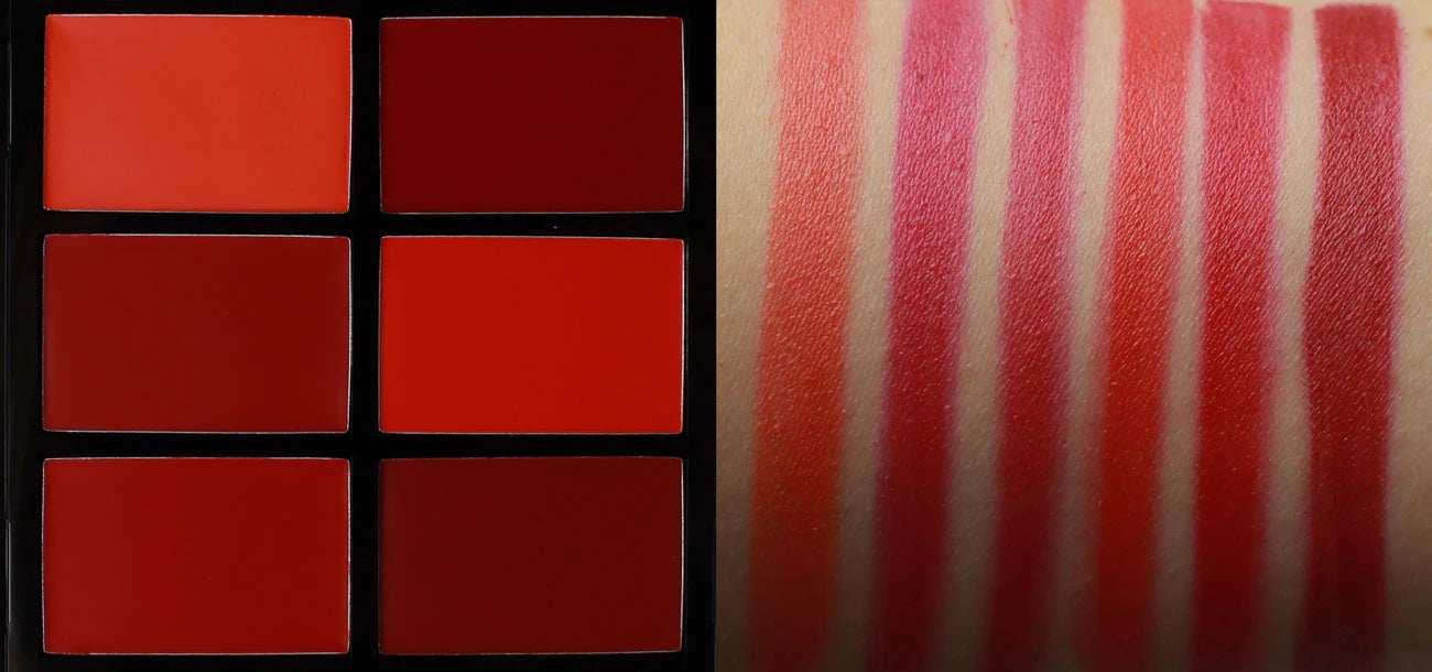 NYX Pro Lip Cream Palette The Red - Khayest