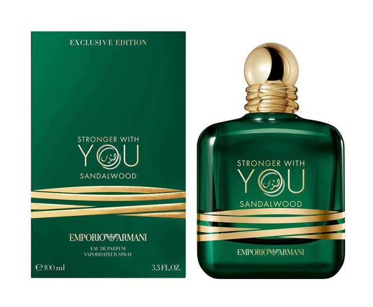Emporio Armani Exclusive Edition Stronger With You Sandal Wood EDP Perfume For Man And Woman 100ml - Khayest
