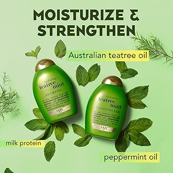 OGX Hydrating Tea Tree Mint Hair Conditioner 385ml - Khayest